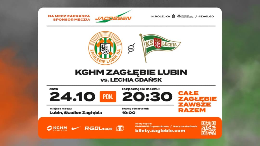 Lechia Gdańsk kontra Zagłębie Lubin - szczegóły spotkania