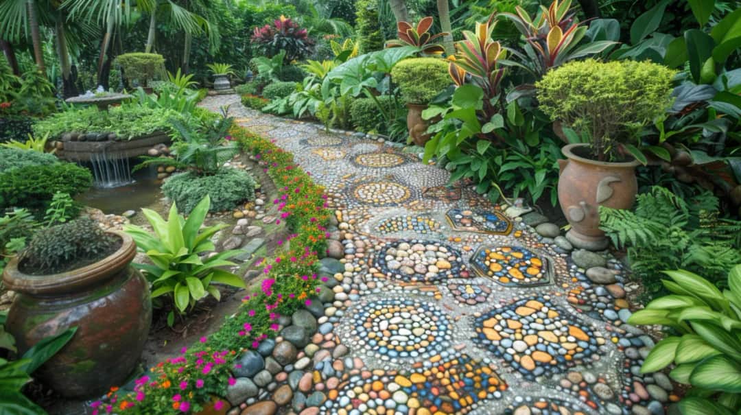 Kolorowe kamyki: Jak wykorzystać w ogrodzie? 5 kreatywnych idei