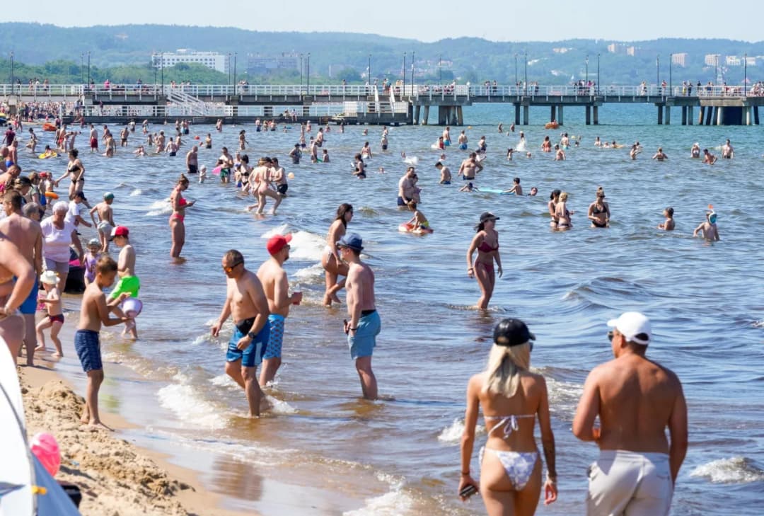 Bałtyk ile stopni - aktualna temperatura wody i warunki do kąpieli