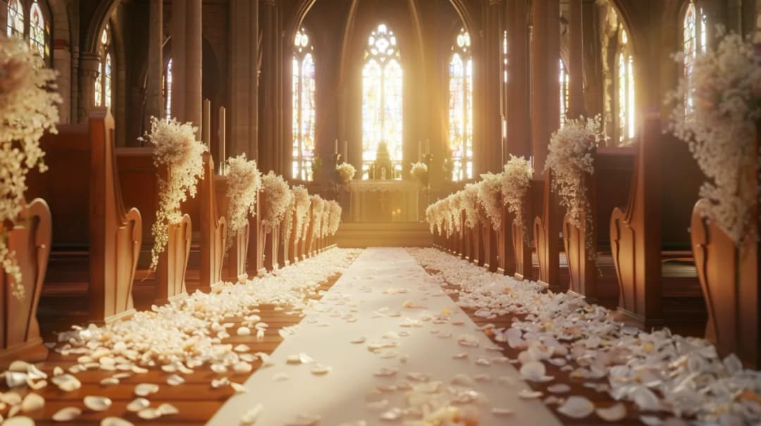 Dywan do kościoła: Jak wybrać odpowiedni na ślub? Wskazówki