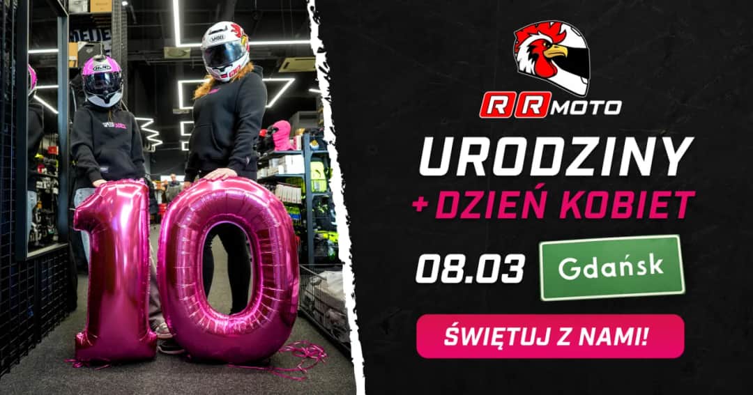Urodziny RRmoto - największy sklep motocyklowy kończy 10 lat